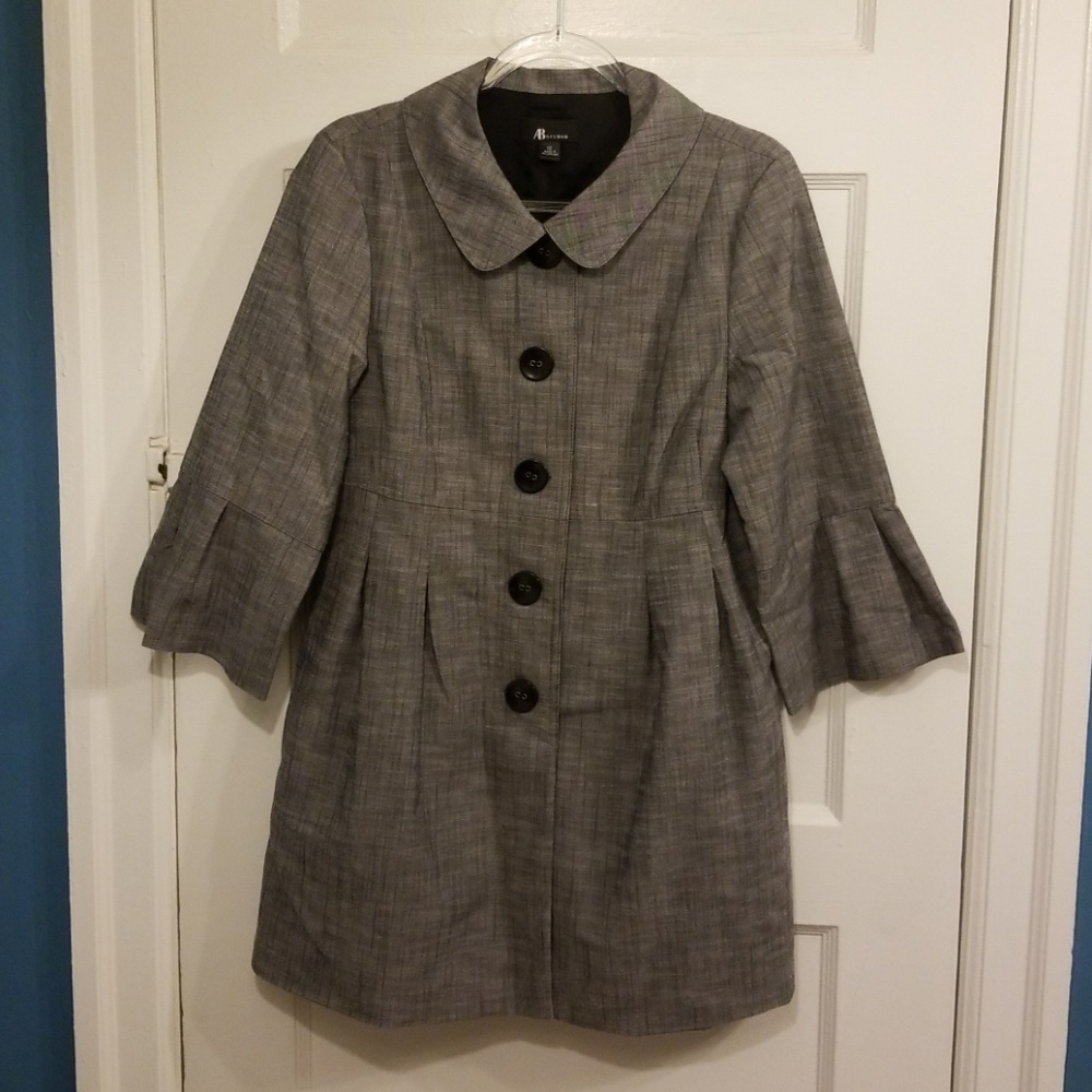 Lightweight Peacoat - 3/4 Length Bell Sleeve